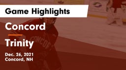 Concord  vs Trinity  Game Highlights - Dec. 26, 2021
