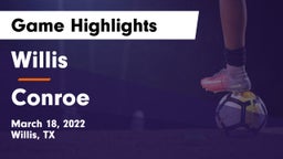 Willis  vs Conroe  Game Highlights - March 18, 2022