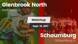 Matchup: Glenbrook North vs. Schaumburg  2017