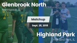 Matchup: Glenbrook North vs. Highland Park  2018
