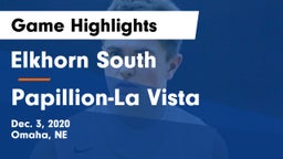 Elkhorn South  vs Papillion-La Vista  Game Highlights - Dec. 3, 2020