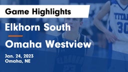Elkhorn South  vs Omaha Westview  Game Highlights - Jan. 24, 2023