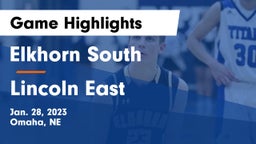 Elkhorn South  vs Lincoln East  Game Highlights - Jan. 28, 2023