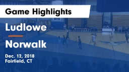 Ludlowe  vs Norwalk  Game Highlights - Dec. 12, 2018