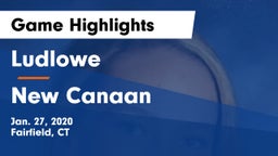 Ludlowe  vs New Canaan  Game Highlights - Jan. 27, 2020