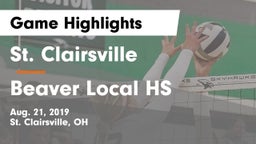 St. Clairsville  vs Beaver Local HS Game Highlights - Aug. 21, 2019