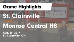 St. Clairsville  vs Monroe Central HS Game Highlights - Aug. 26, 2019