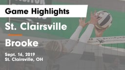 St. Clairsville  vs Brooke  Game Highlights - Sept. 16, 2019