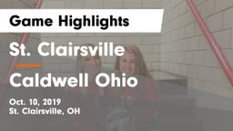 St. Clairsville  vs Caldwell Ohio Game Highlights - Oct. 10, 2019