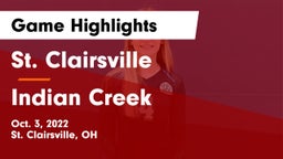 St. Clairsville  vs Indian Creek  Game Highlights - Oct. 3, 2022