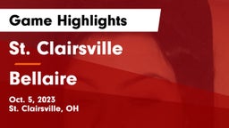 St. Clairsville  vs Bellaire  Game Highlights - Oct. 5, 2023