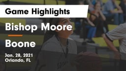 Bishop Moore  vs Boone  Game Highlights - Jan. 28, 2021
