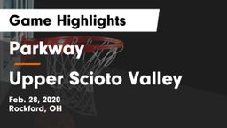 Parkway  vs Upper Scioto Valley  Game Highlights - Feb. 28, 2020