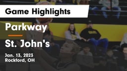 Parkway  vs St. John's  Game Highlights - Jan. 13, 2023