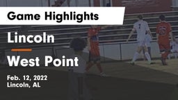 Lincoln  vs West Point  Game Highlights - Feb. 12, 2022