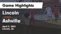 Lincoln  vs Ashville  Game Highlights - April 5, 2022