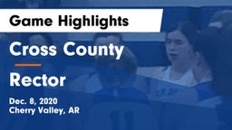 Cross County  vs Rector  Game Highlights - Dec. 8, 2020