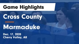 Cross County  vs Marmaduke  Game Highlights - Dec. 17, 2020