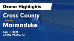 Cross County  vs Marmaduke  Game Highlights - Feb. 1, 2021