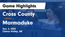 Cross County  vs Marmaduke  Game Highlights - Jan. 3, 2022