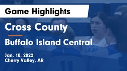 Cross County  vs Buffalo Island Central  Game Highlights - Jan. 10, 2022