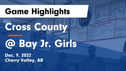 Cross County  vs @ Bay Jr. Girls Game Highlights - Dec. 9, 2022
