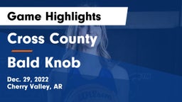 Cross County  vs Bald Knob  Game Highlights - Dec. 29, 2022