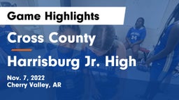 Cross County  vs Harrisburg Jr. High Game Highlights - Nov. 7, 2022