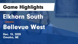 Elkhorn South  vs Bellevue West  Game Highlights - Dec. 15, 2020