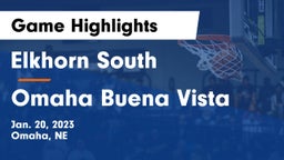 Elkhorn South  vs Omaha Buena Vista  Game Highlights - Jan. 20, 2023