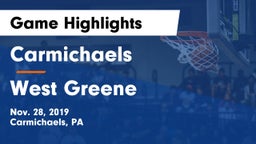 Carmichaels  vs West Greene  Game Highlights - Nov. 28, 2019