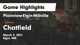 Plainview-Elgin-Millville  vs Chatfield  Game Highlights - March 2, 2021