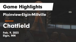 Plainview-Elgin-Millville  vs Chatfield  Game Highlights - Feb. 9, 2023