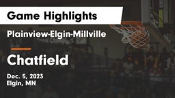 Plainview-Elgin-Millville  vs Chatfield  Game Highlights - Dec. 5, 2023