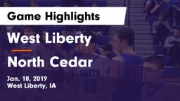 West Liberty  vs North Cedar  Game Highlights - Jan. 18, 2019