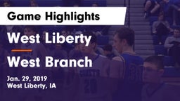 West Liberty  vs West Branch  Game Highlights - Jan. 29, 2019