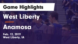 West Liberty  vs Anamosa  Game Highlights - Feb. 12, 2019