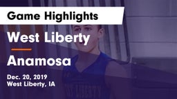 West Liberty  vs Anamosa  Game Highlights - Dec. 20, 2019