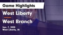 West Liberty  vs West Branch  Game Highlights - Jan. 7, 2020
