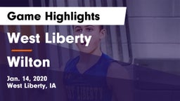 West Liberty  vs Wilton  Game Highlights - Jan. 14, 2020
