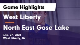 West Liberty  vs North East Gose Lake Game Highlights - Jan. 27, 2020