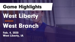 West Liberty  vs West Branch  Game Highlights - Feb. 4, 2020
