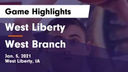 West Liberty  vs West Branch  Game Highlights - Jan. 5, 2021