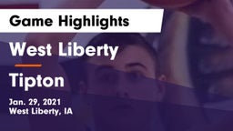 West Liberty  vs Tipton  Game Highlights - Jan. 29, 2021