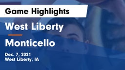 West Liberty  vs Monticello  Game Highlights - Dec. 7, 2021