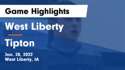 West Liberty  vs Tipton  Game Highlights - Jan. 28, 2022