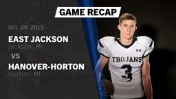 Recap: East Jackson  vs. Hanover-Horton  2015