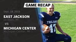 Recap: East Jackson  vs. Michigan Center  2015