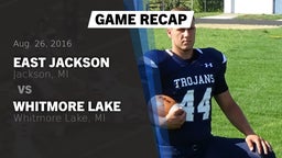 Recap: East Jackson  vs. Whitmore Lake  2016
