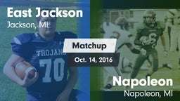 Matchup: East Jackson High vs. Napoleon  2016